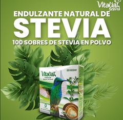 SALUD Y DEPORTES Caja De 100 Sobres Stevia vitaliah colombia