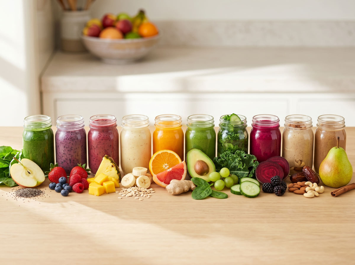 10 recetas de batidos saludables para desayunar con energía