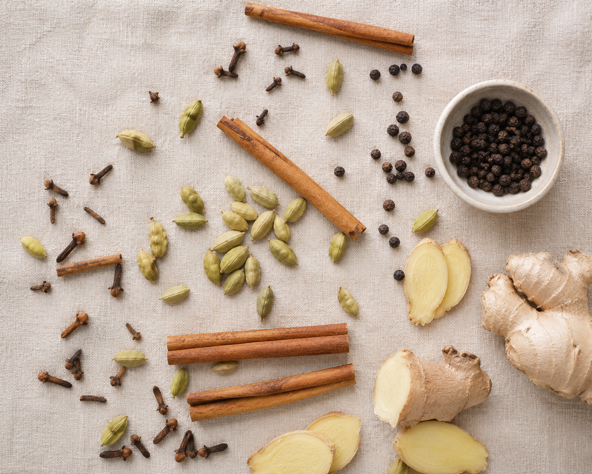 Las especias del té chai y sus propiedades medicinales