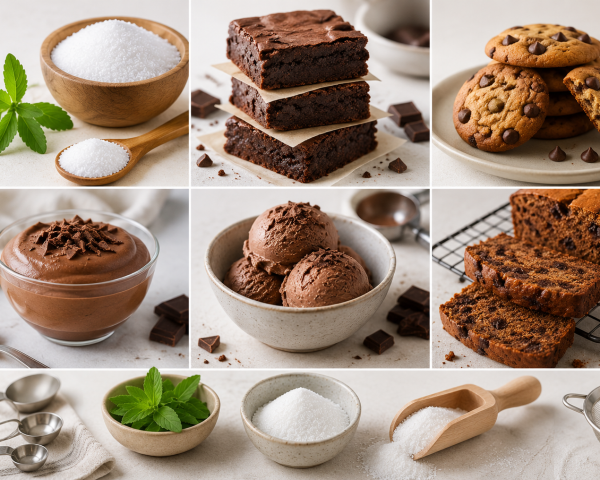 Cómo usar stevia en recetas de repostería saludable