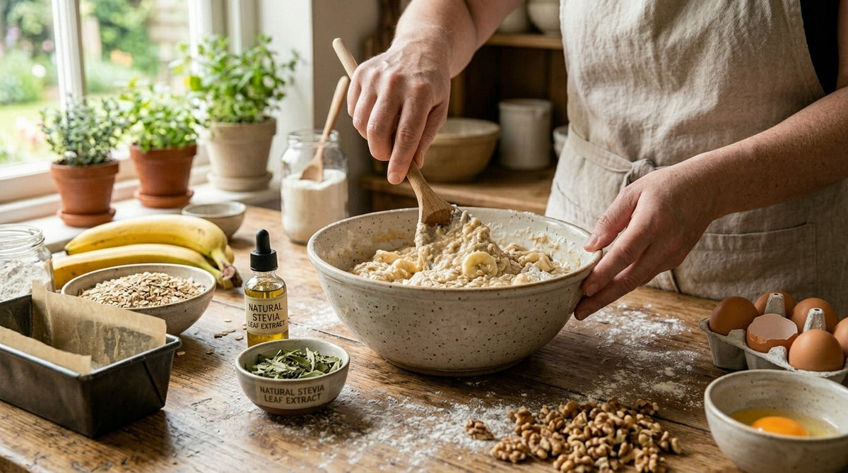 Cómo sustituir el azúcar por stevia en tus recetas