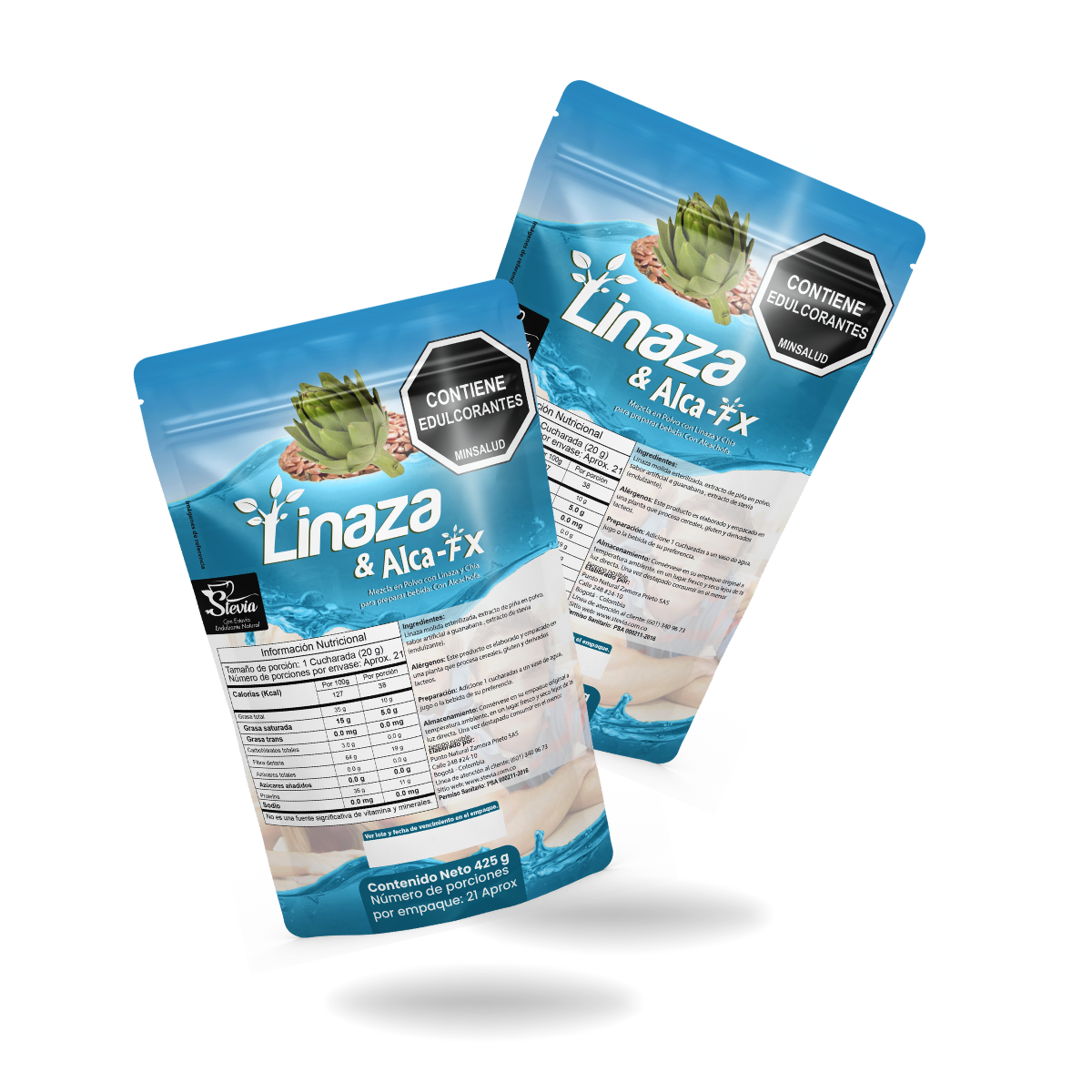 Fibra Linaza + Alcachofa Doypack 425 g