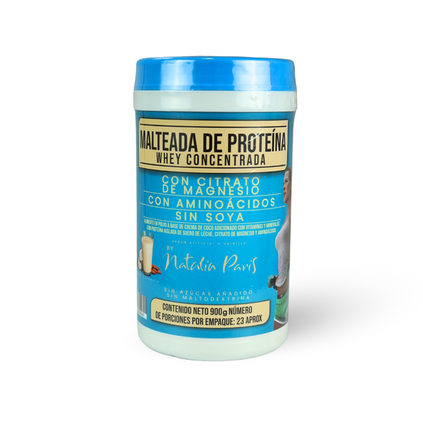 Malteada de Proteína Whey Concentrada by Natalia Paris 900 g