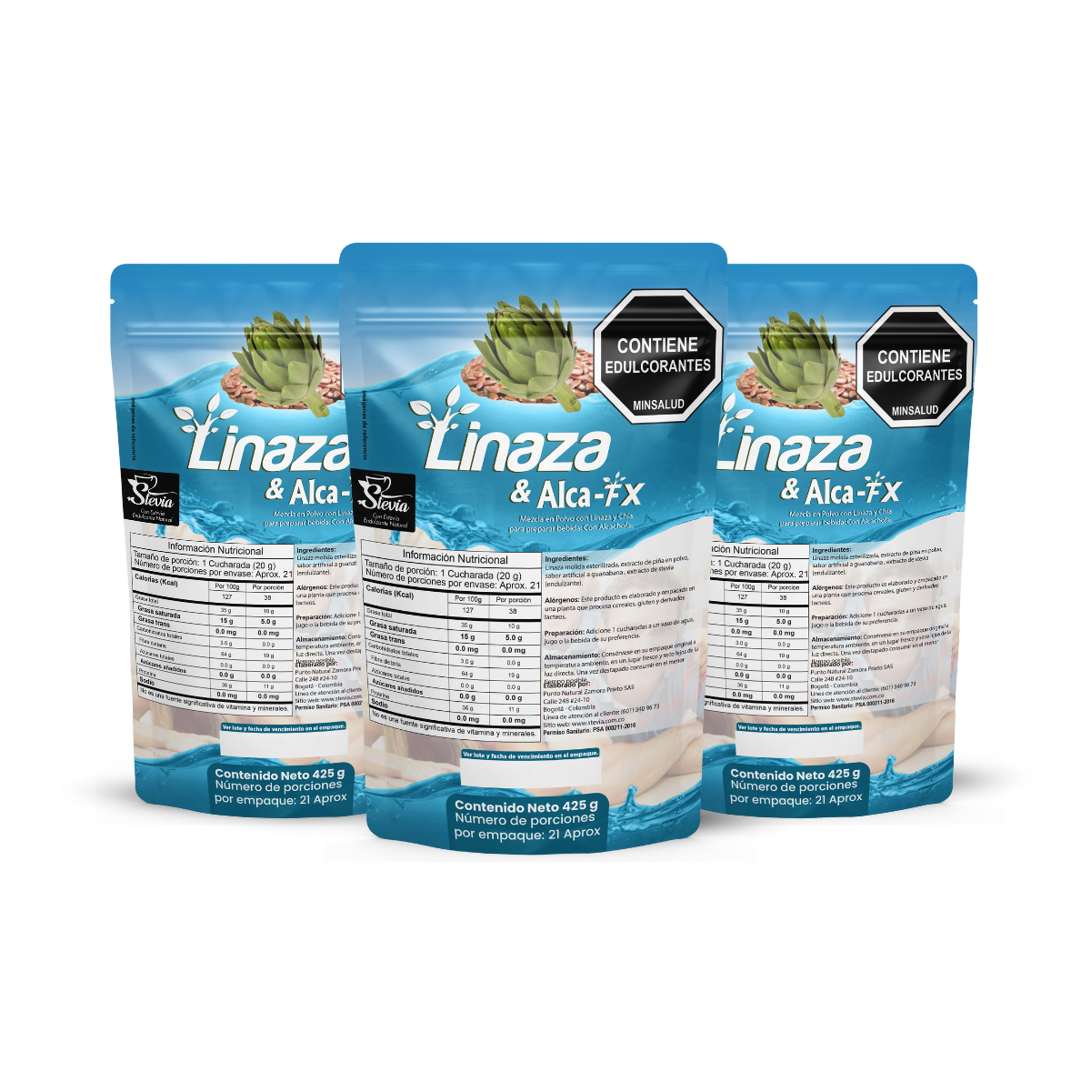 Fibra Linaza + Alcachofa Doypack 425 g