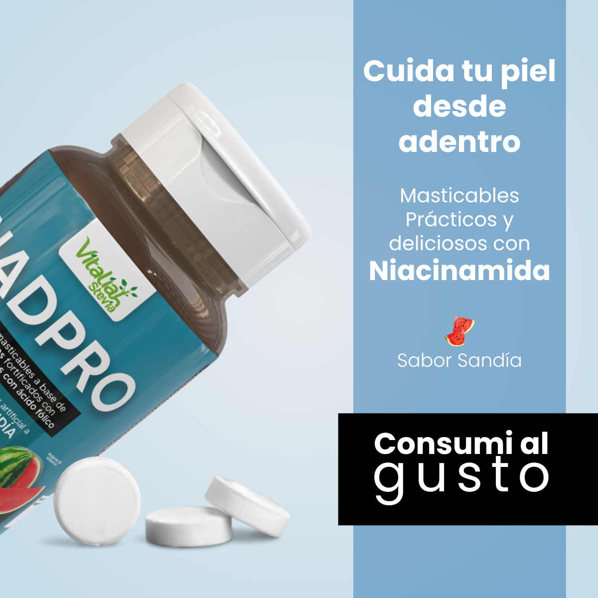Masticables NADPRO - Niacinamida 120 und
