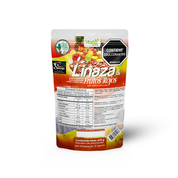 Fibra Linaza + Frutos Rojos Doypack 425 g