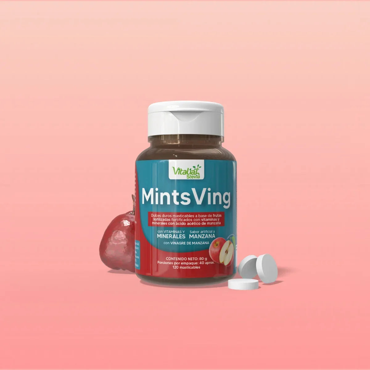 Masticables MintsVing - Vinagre de Manzana 120 und