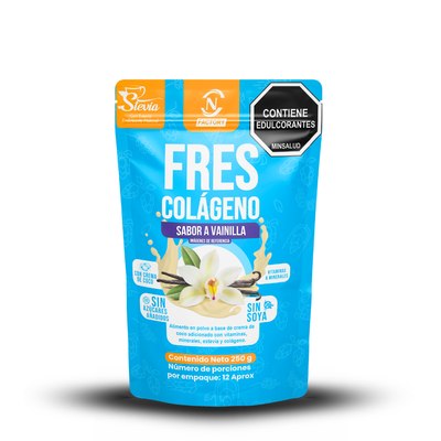 Frescolageno vainilla - Nutrition Factory - Vitaliah Stevia -Alimentos saludables