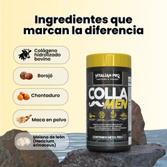 BATIDO COLLA MEN 700g - Vitaliah Stevia -Alimentos saludables