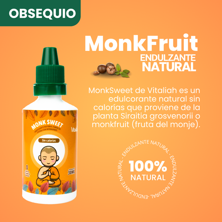 Batido Colla Fem | Colágeno para Mujeres - 1020 g - Vitaliah Stevia -Alimentos saludables