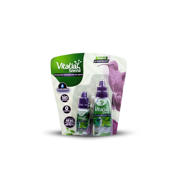 Stevia Liquida Vitaliah Gotero x 30 ml + 10 ml - Vitaliah Stevia -Alimentos saludables