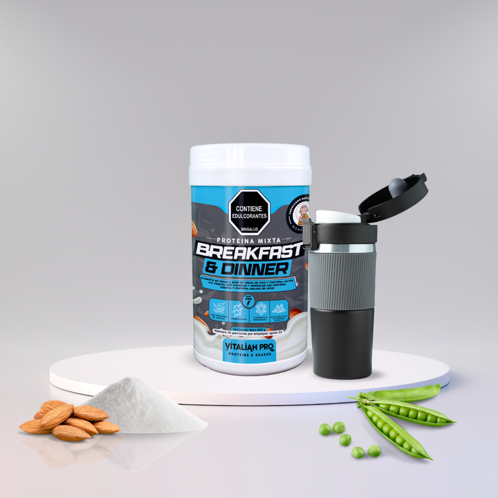 Batido Proteína Mixta Breakfast & Dinner 900 g - Vitaliah Pro - Vitaliah Stevia -Alimentos saludables