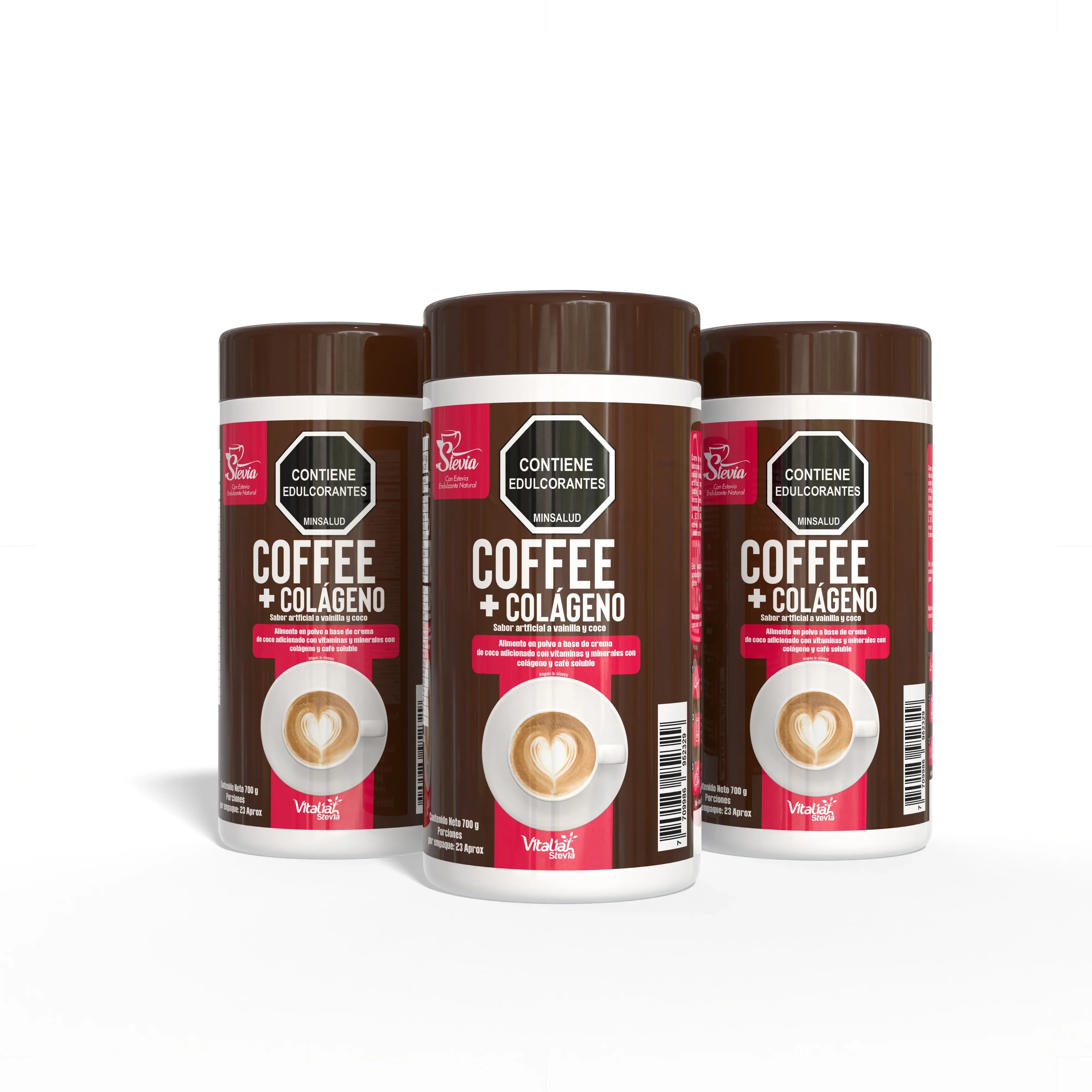 Batido Colágeno Hidrolizado con Café | Coffee+ - 700 g - Vitaliah Stevia -Alimentos saludables