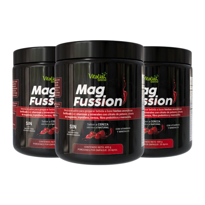 Magnesio - Mag Fussion x400g - Vitaliah Stevia -Alimentos saludables