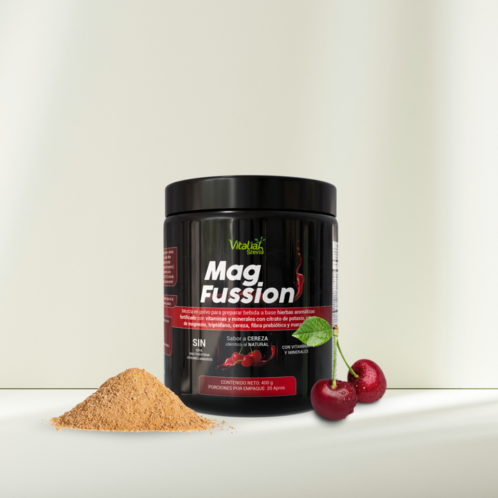 Magnesio - Mag Fussion x400g - Vitaliah Stevia -Alimentos saludables