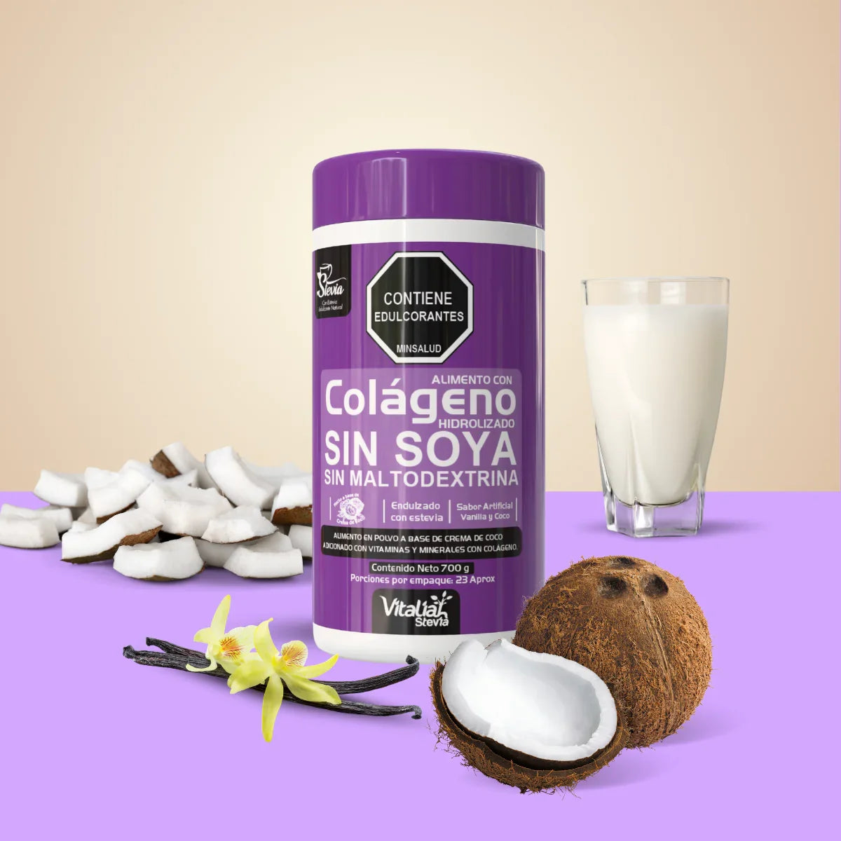 malteada de colágeno