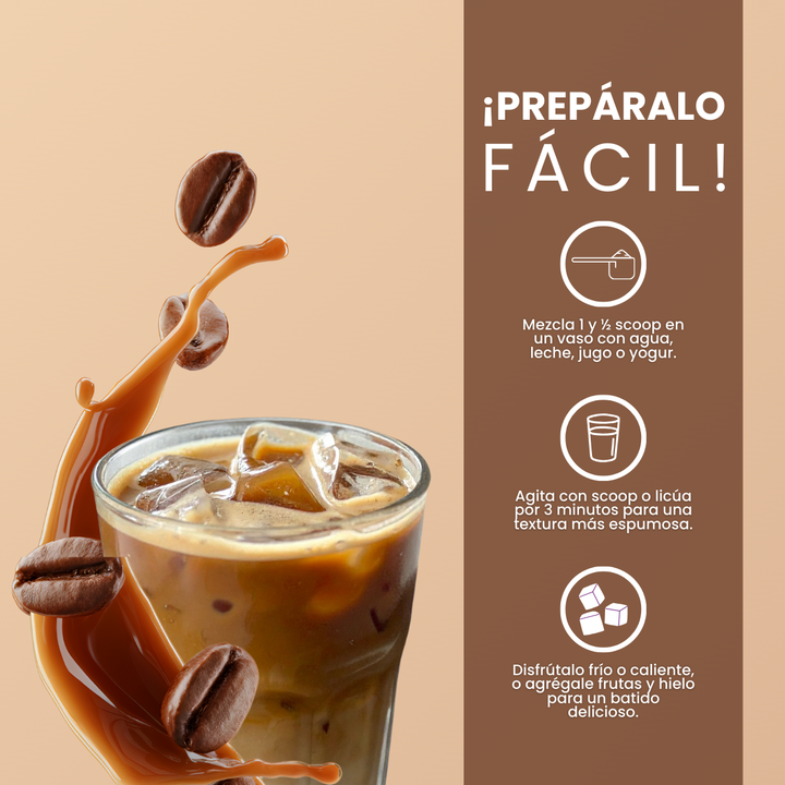 Batido Colágeno Hidrolizado con Café | Coffee+ - 700 g - Vitaliah Stevia -Alimentos saludables