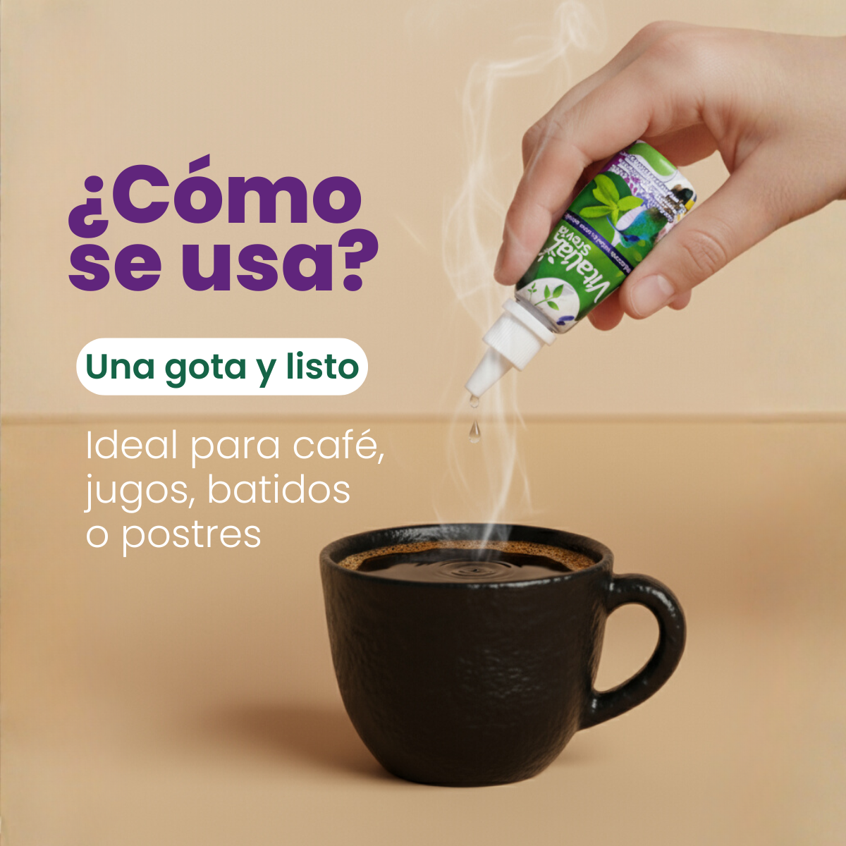 Combo 3 Goteros - Vitaliah Stevia -Alimentos saludables