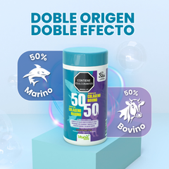 Batido Colágeno 50/50 Origen Marino y Bovino 700 g - Vitaliah Stevia -Alimentos saludables