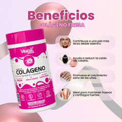 Batido Colágeno Fresa con Uva Liofilizada 700 g