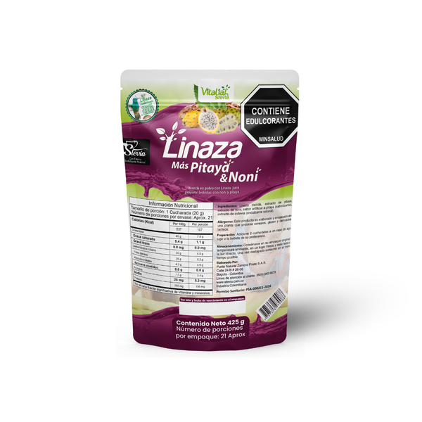 Fibra Linaza Pitaya + Noni Doypack 425 g