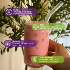 Batido Colágeno Fresa con Uva Liofilizada - 700 g
