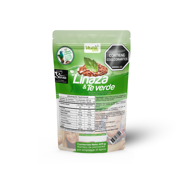 Fibra Linaza + Té Verde Doypack 425 g