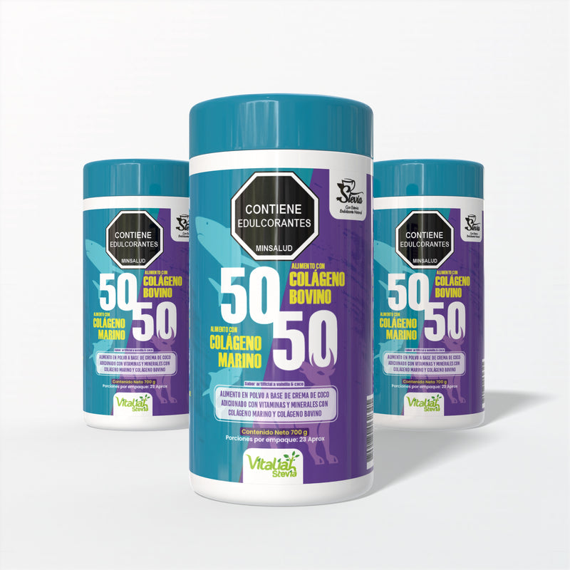 Batido Colágeno 50/50 Origen Marino y Bovino 700 g