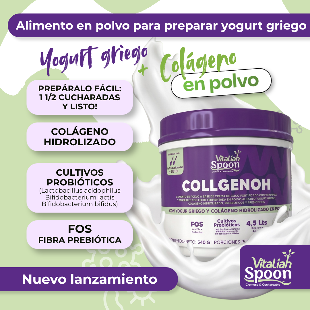 Colágeno con Yogurt Griego en Polvo - 540g