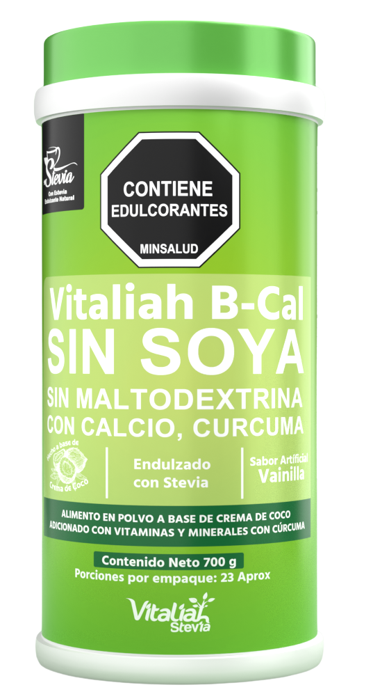 Colágeno hidrolizado Vitaliah Collamen sabro a vainilla con chontaduro borojo y maca en polvo