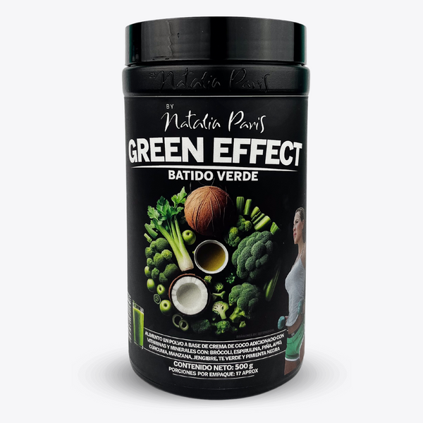 Batido Verde Green Effect - X 500 g - By Natalia Paris - Vitaliah Stevia -Alimentos saludables