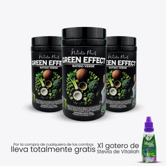 Batido Verde Green Effect - X 500 g - By Natalia Paris - Vitaliah Stevia -Alimentos saludables