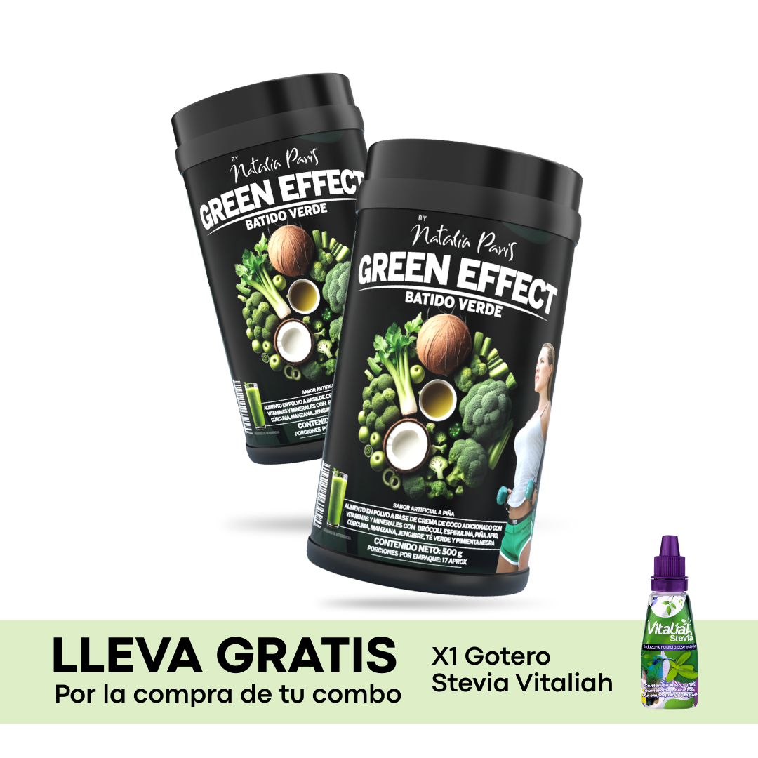 Batido Verde Quemador Green Effect by Natalia Paris 500 g