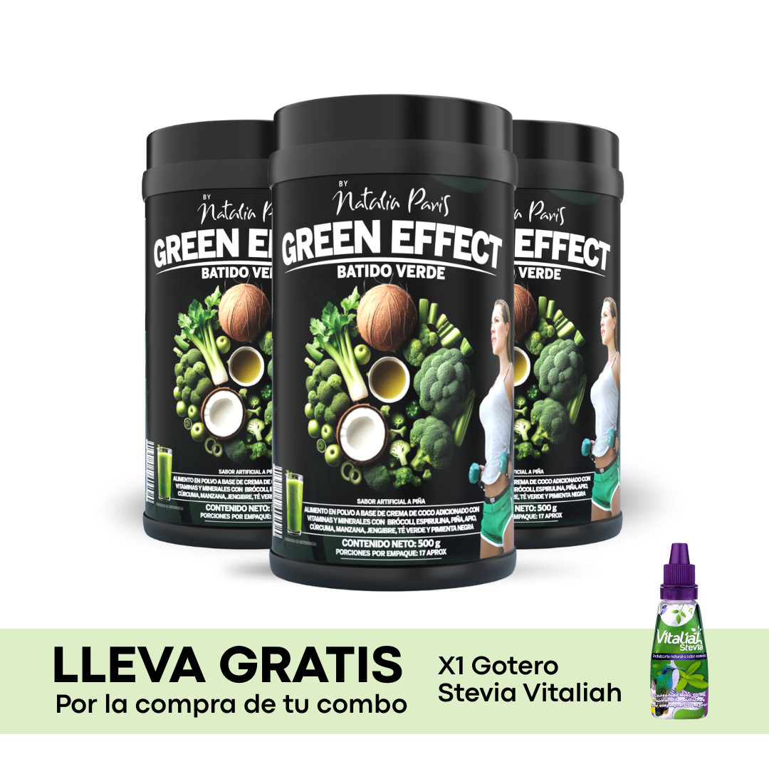 Batido Verde Quemador Green Effect by Natalia Paris 500 g