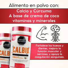 CALBIO - 500g - NUTRITION FACTORY - Vitaliah Stevia -Alimentos saludables