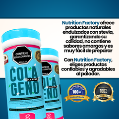 COLÁGENO MARINO - 700g - NUTRITION FACTORY - Vitaliah Stevia -Alimentos saludables