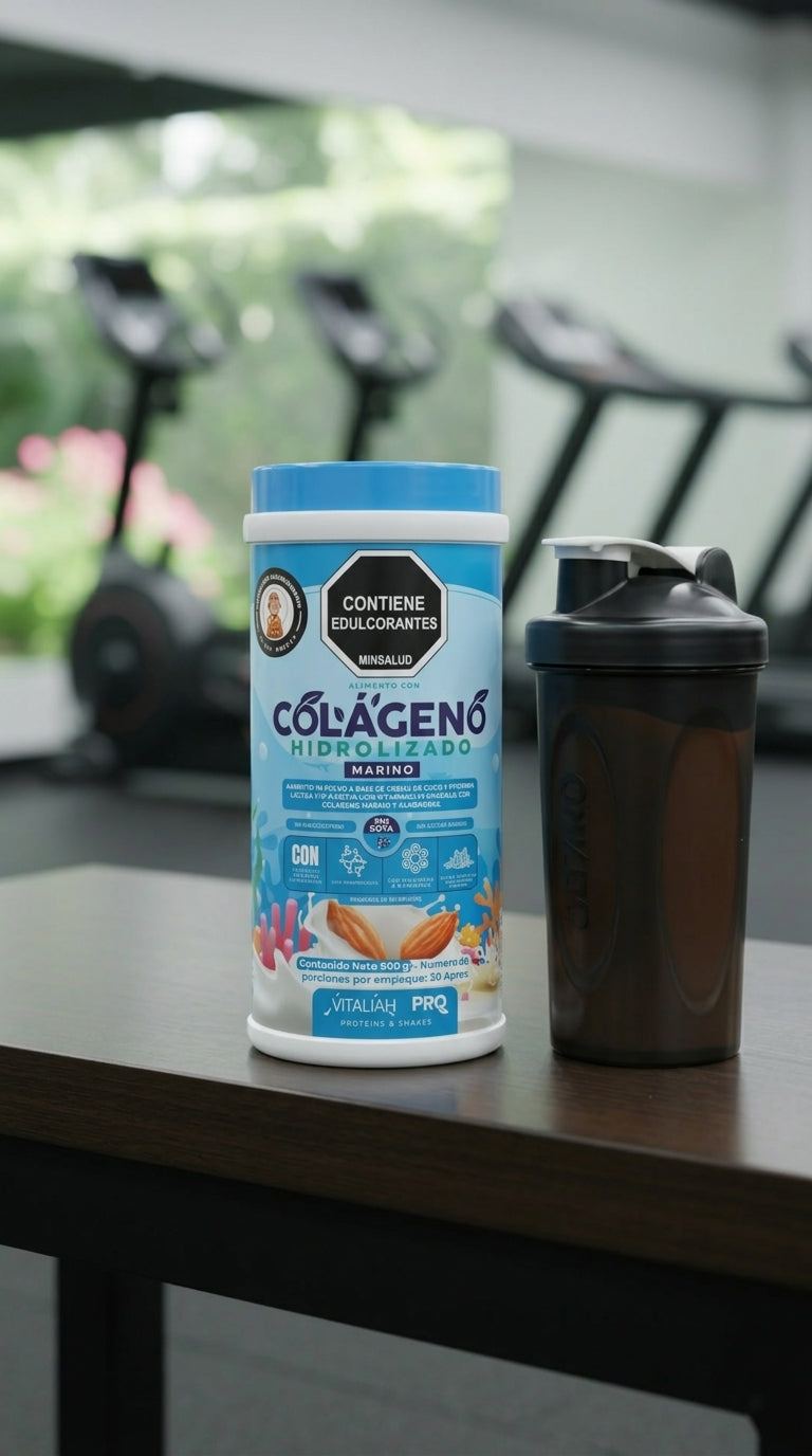 Preparación de colágeno hidrolizado para el gym