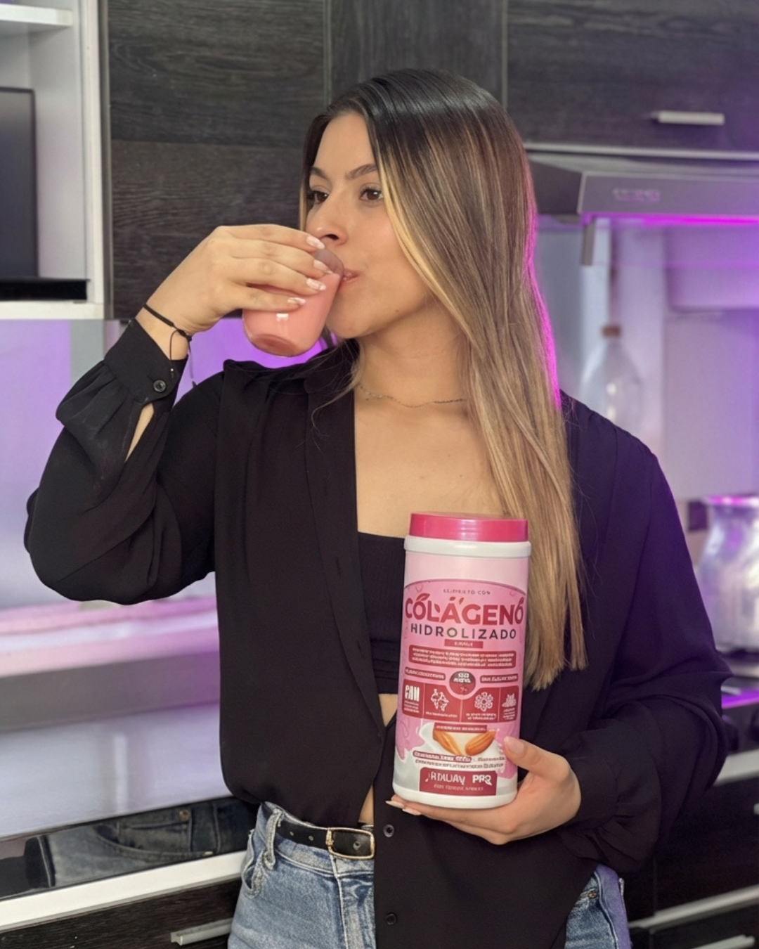 Colágeno de Fresa con resveratrol