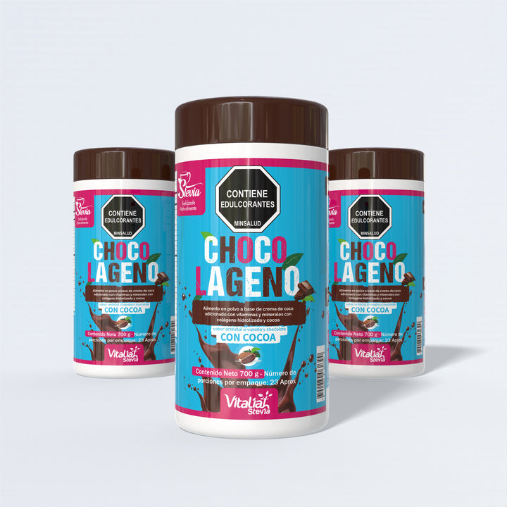 Batido Chocolageno Vitaliah - X700 g - Vitaliah Stevia -Alimentos saludables
