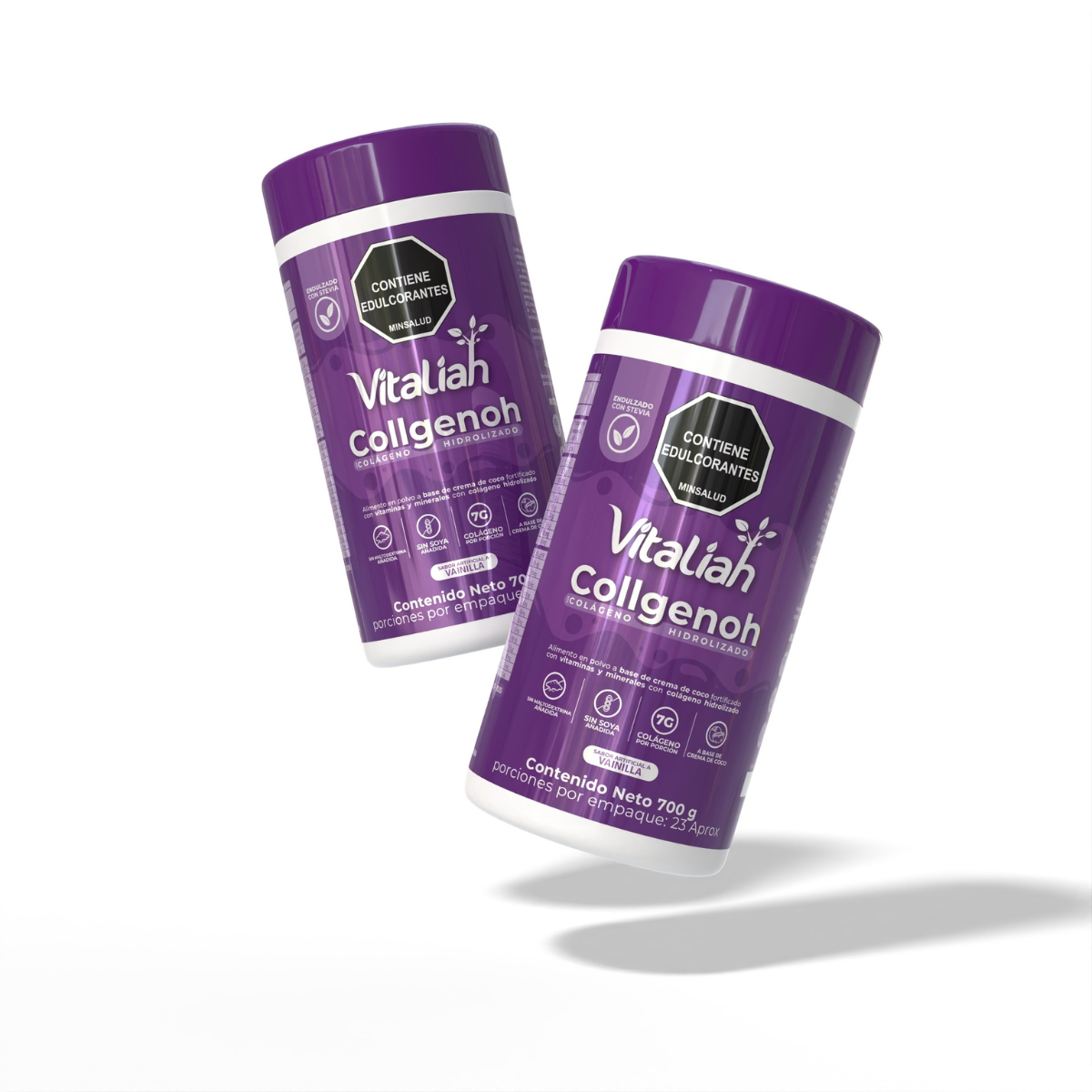 Batido con Colágeno Hidrolizado sabor Vainilla y Coco - 700g