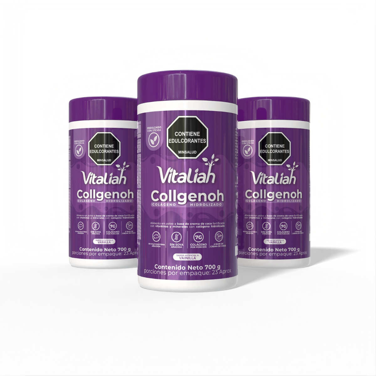 Batido con Colágeno Hidrolizado sabor Vainilla y Coco - 700g