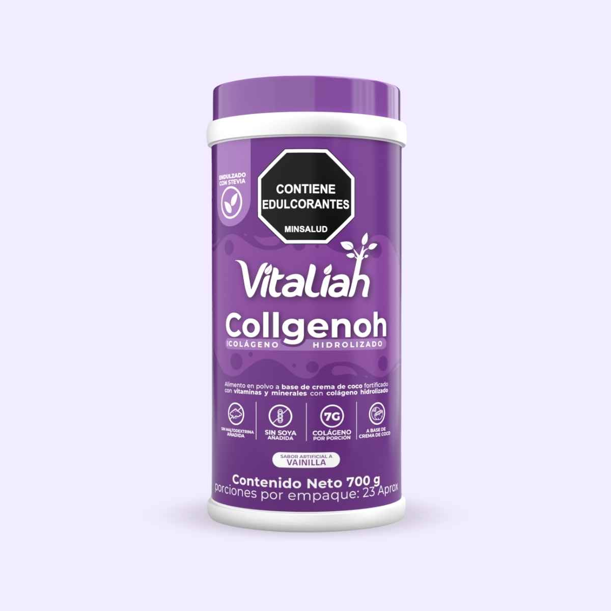 Batido con Colágeno Hidrolizado sabor Vainilla y Coco - 700g
