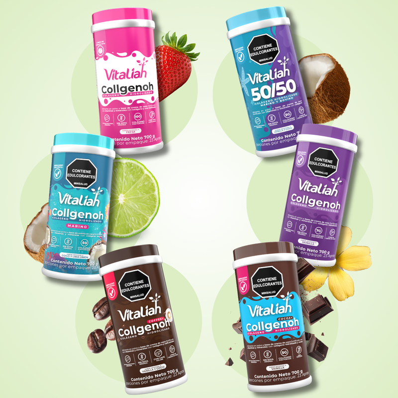 Combo de 3 colágenos hidrolizados Vitaliah