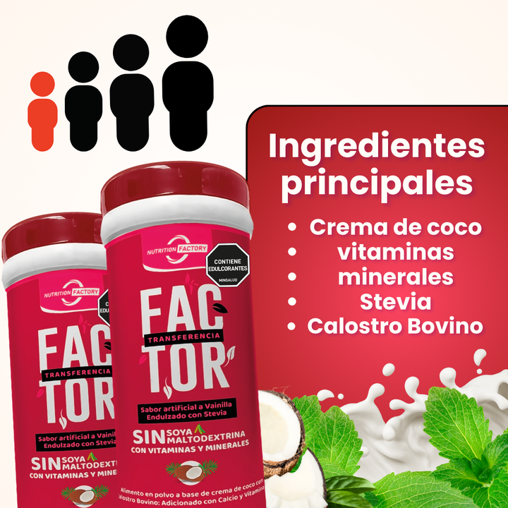 FACTOR - 700g - NUTRITION FACTORY - Vitaliah Stevia -Alimentos saludables