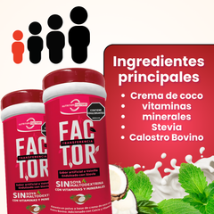 FACTOR - 700g - NUTRITION FACTORY - Vitaliah Stevia -Alimentos saludables