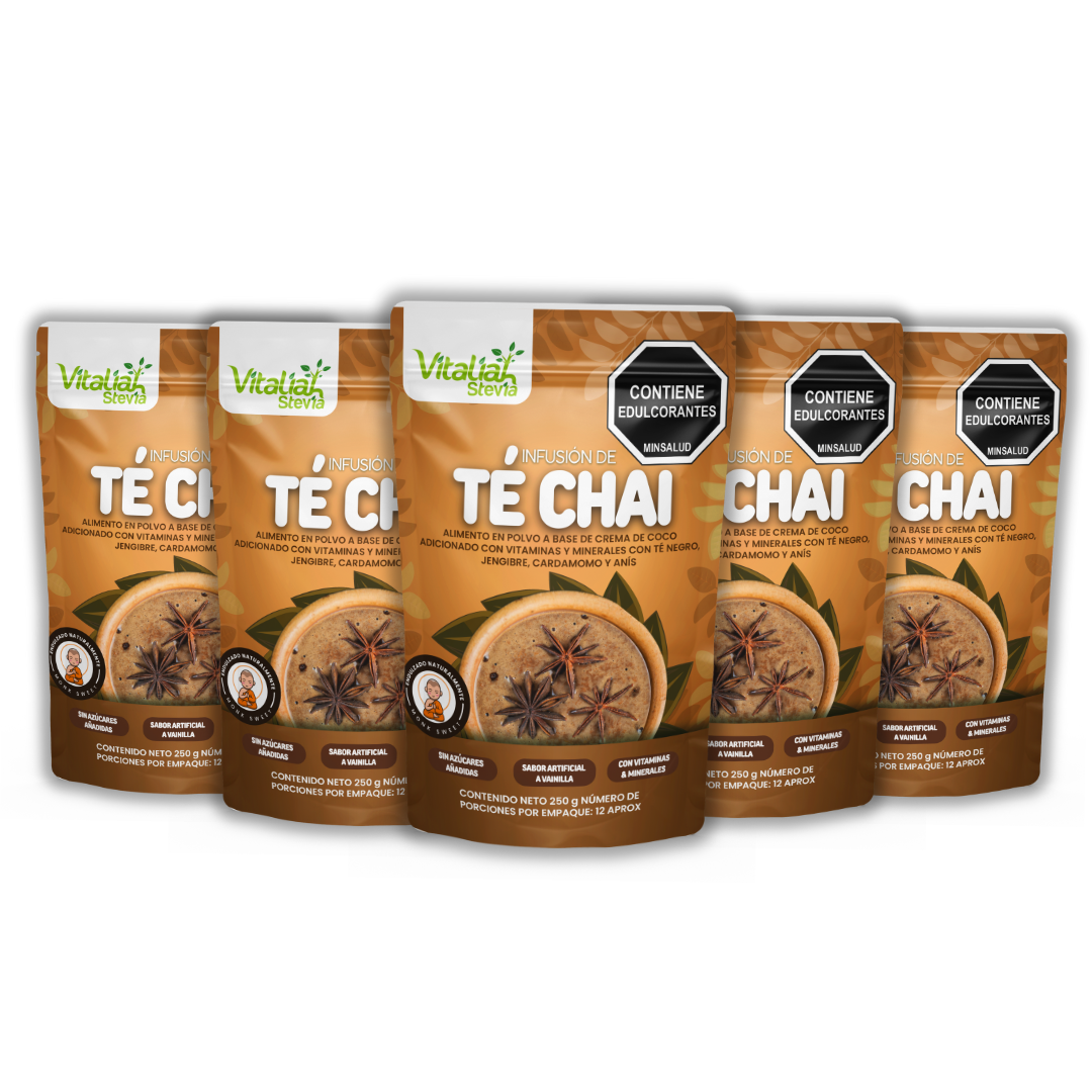 Té Chai Doypack 250 g - Vitaliah Stevia -Alimentos saludables