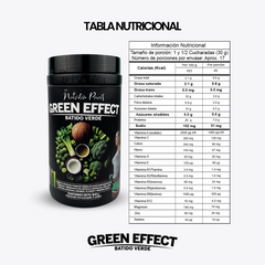 Batido Verde Green Effect - X 500 g - By Natalia Paris