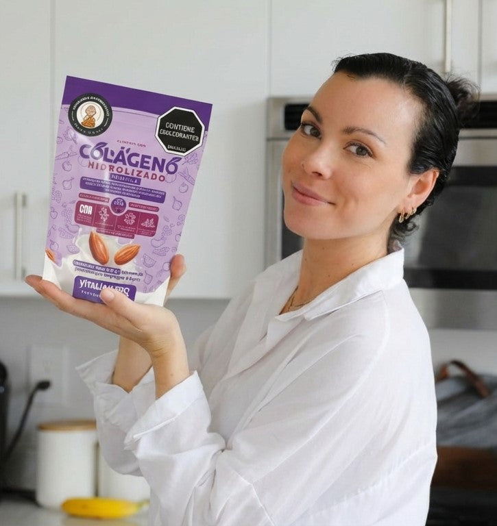 Colágeno de vainilla endulzado con stevia