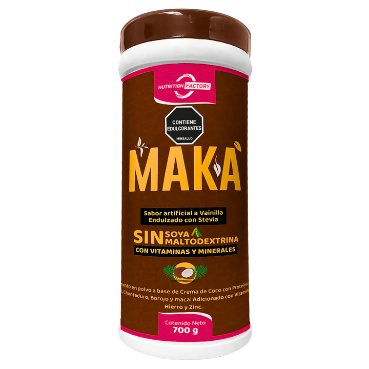 MAKA - 700g - NUTRITION FACTORY - Vitaliah Stevia -Alimentos saludables
