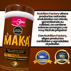 MAKA - 700g - NUTRITION FACTORY - Vitaliah Stevia -Alimentos saludables